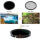 K&F CPL Variable Fader NDX ND2-ND32 Green Filter