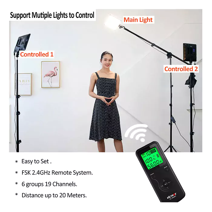 Viltrox VL-200T Bi-Color LED Video Light Panel