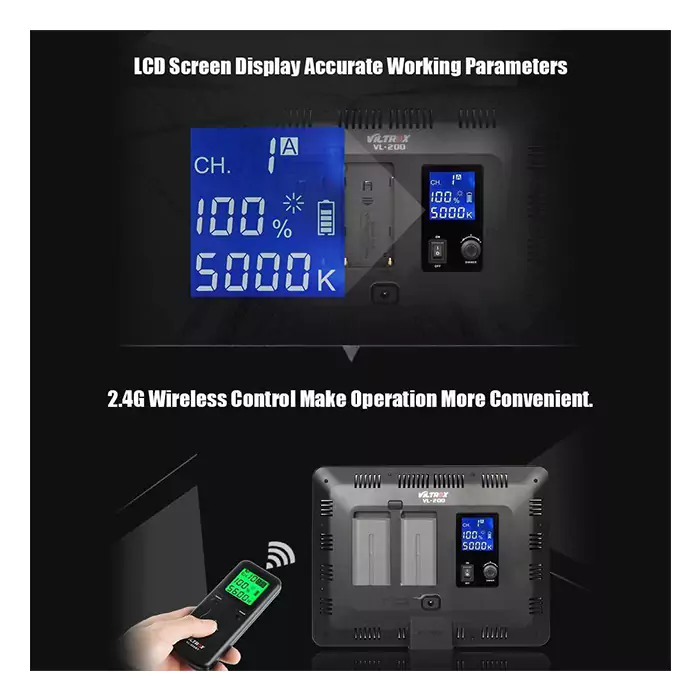 Viltrox VL-200T Bi-Color LED Video Light Panel