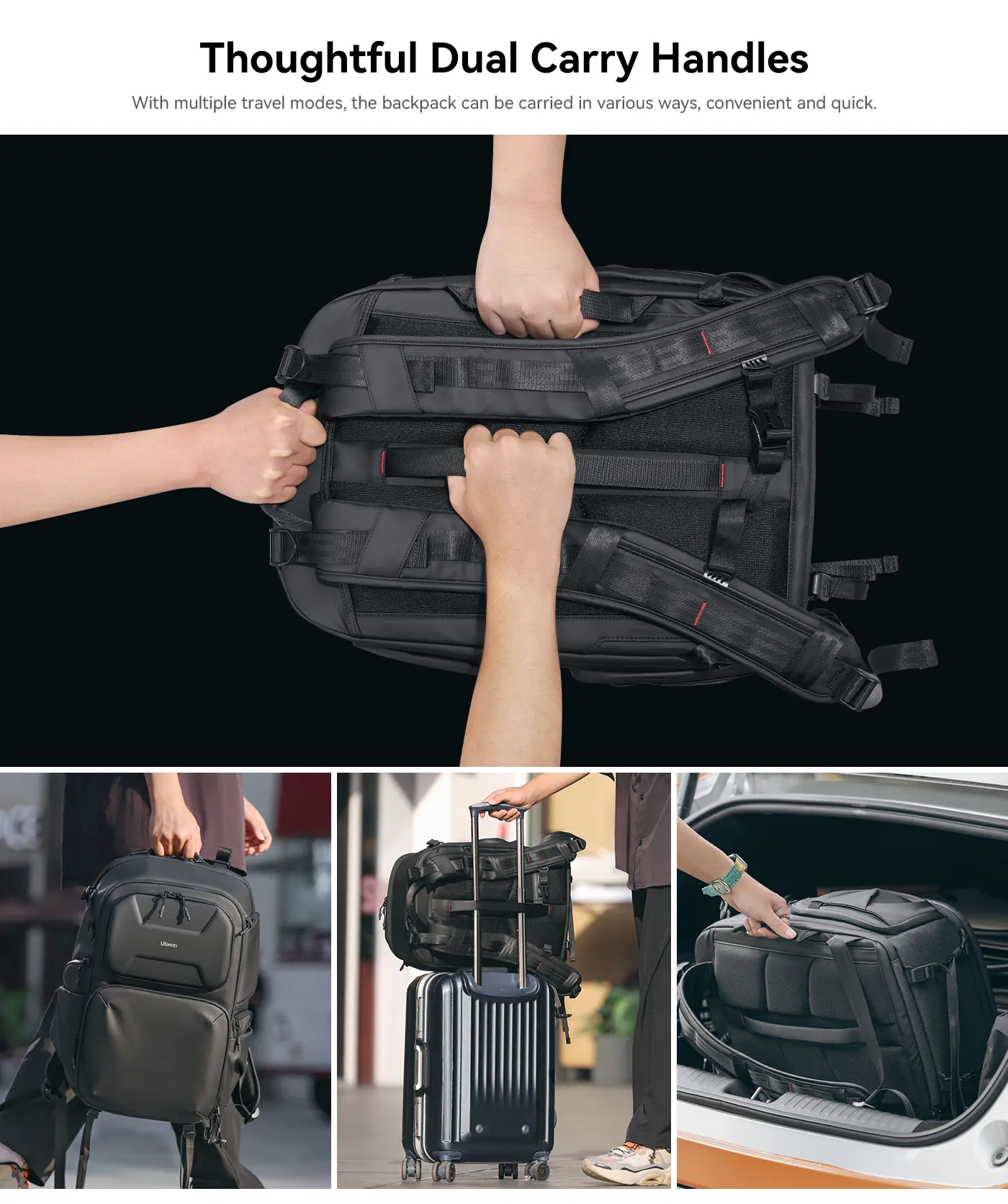 Ulanzi BP10 Hardshell Camera Backpack 35L B012GBB1
