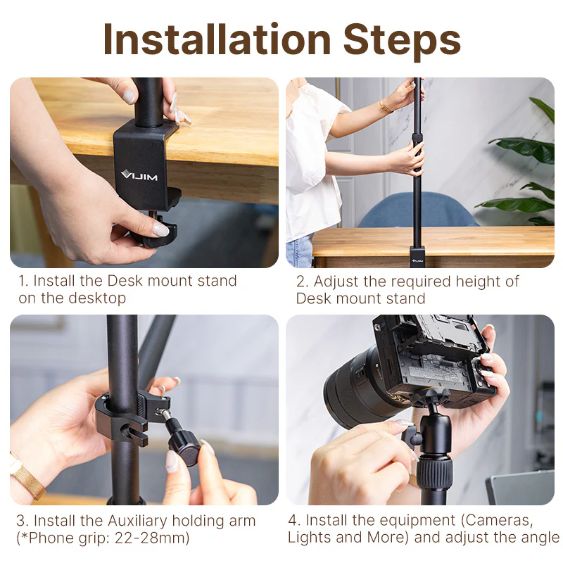Ulanzi LS02 Camera Desk Mount