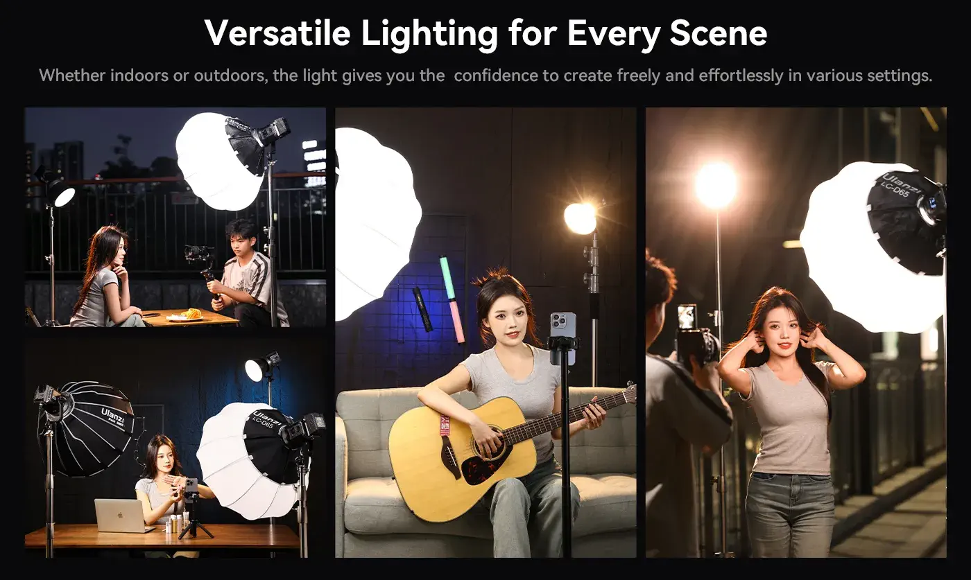 Ulanzi VL-120Bi 120W V-Mount COB Video Light