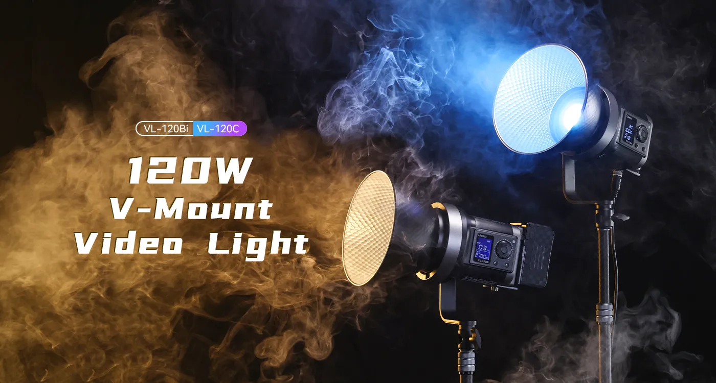 Ulanzi VL-120Bi 120W V-Mount COB Video Light