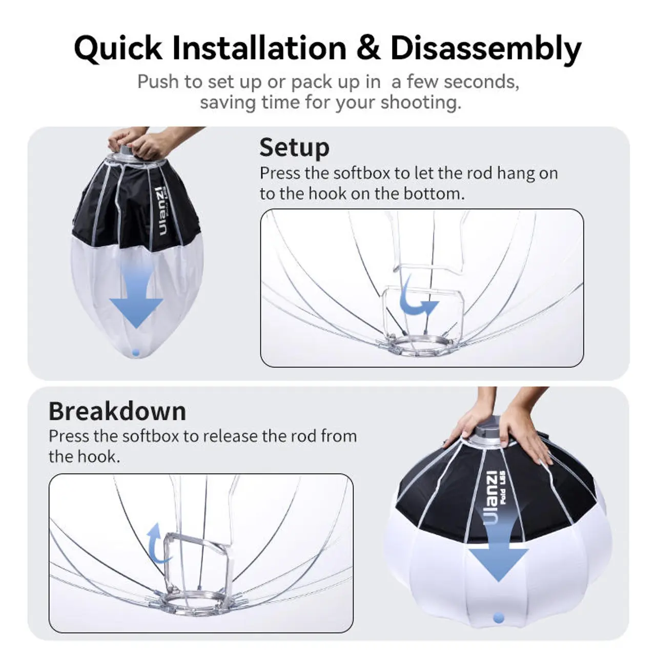 Ulanzi L061 65cm Lantern Softbox with Bowens Mount