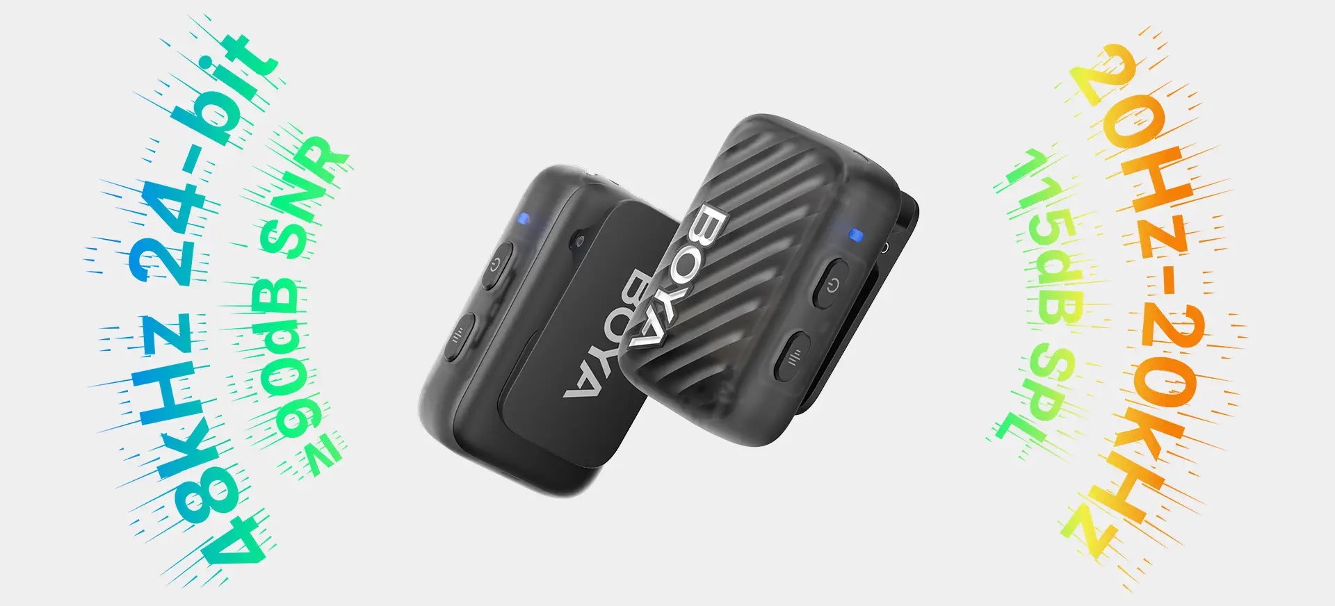 BOYA BOYAMIC 2 AI-Powered 2-Person Wireless Microphone System