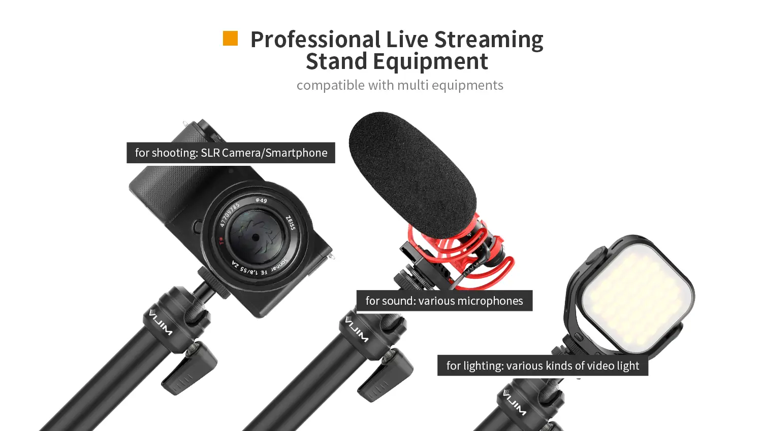 Ulanzi LS08 Flexible Overhead Camera Mount Desk Stand