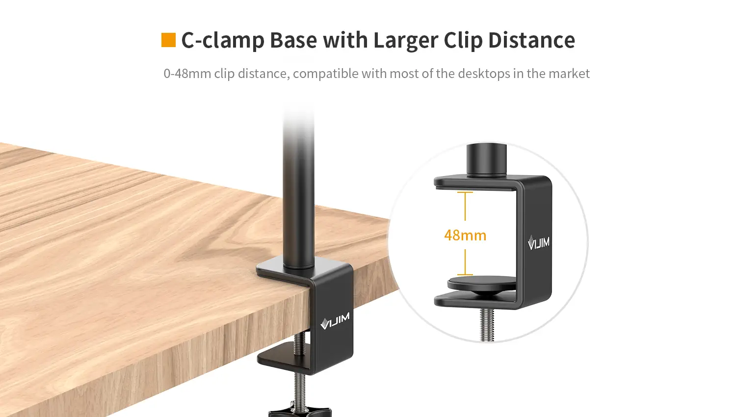 Ulanzi LS08 Flexible Overhead Camera Mount Desk Stand